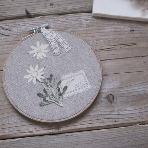 刺繍枠アレンジ