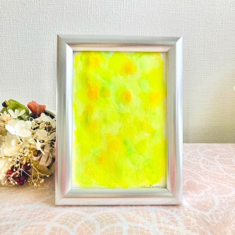 【再販】受注制作可能🌼特集掲載作品🌼新作☆送料無料☆「ゆめをみる」水彩画　原画