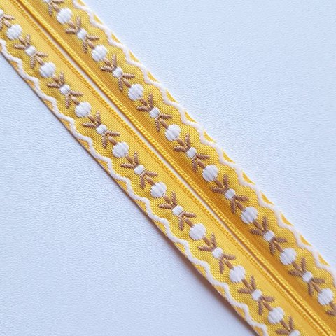 チロリアンテープ　刺繍リボン　レトロ