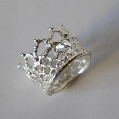 ★再販★crown lace ring(sv)