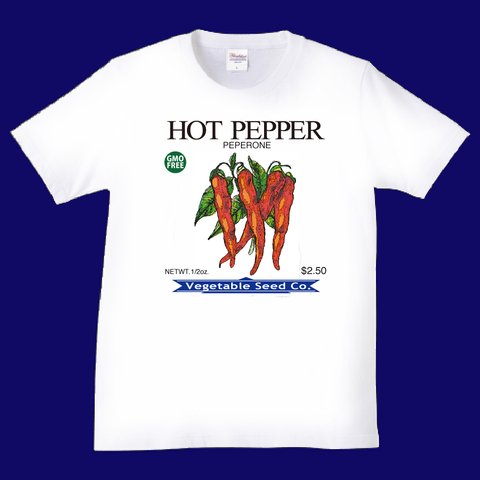 Tシャツ　HOT PEPPER(トウガラシ）