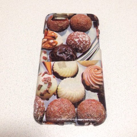 iPhone6/6Sケース(チョコ柄)😊😊