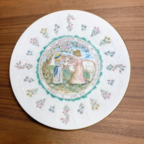 ケイトグリーナウェイ おひつじ座 星座プレート マザーグース Royal Doulton Kate Greenaway