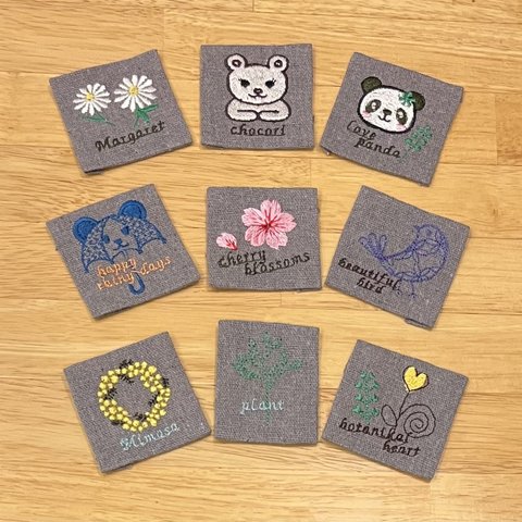 刺繍タグ　5㎝　商用利用可