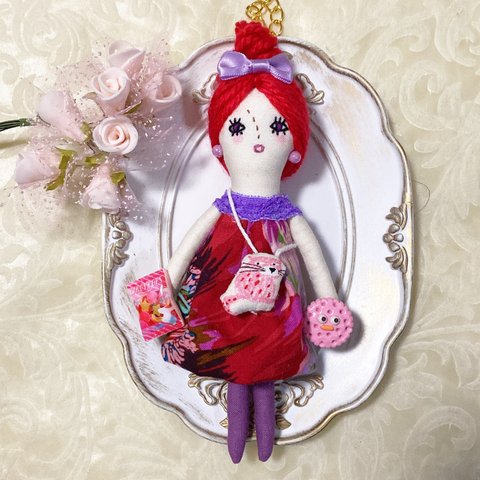 glad doll mini 【キャシー】　バッグチャーム　ドールチャーム