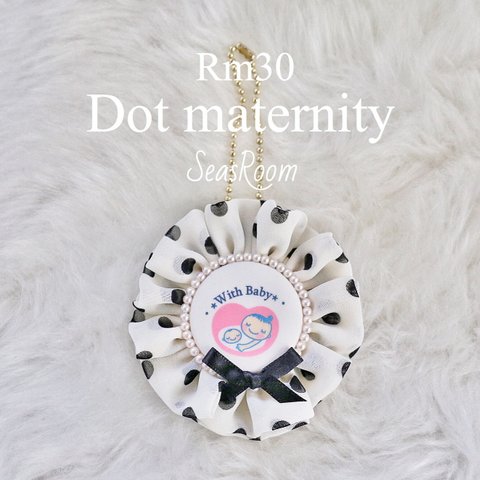 【Rm30】White dot maternity