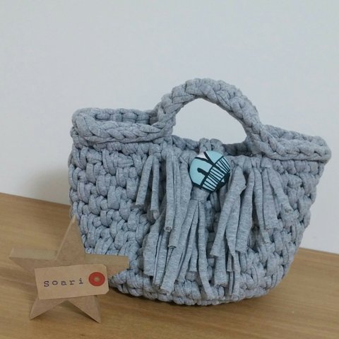 ズパゲッティマルシェbag(グレー)