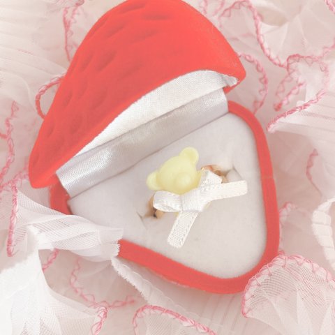 🧸カラフルクマチャンのゆびわ🧸