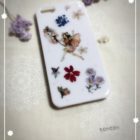 お花と妖精のiPhone5/5sケース