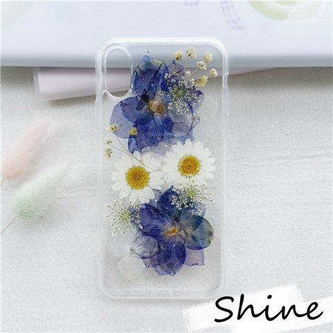 押し花 スマホケース/iPhone ケース/iPhoneSE3/iPhone14/GALAXY S20/Galaxy/Xperia/Xperia5/HUAWEI P30/Google Pixel3