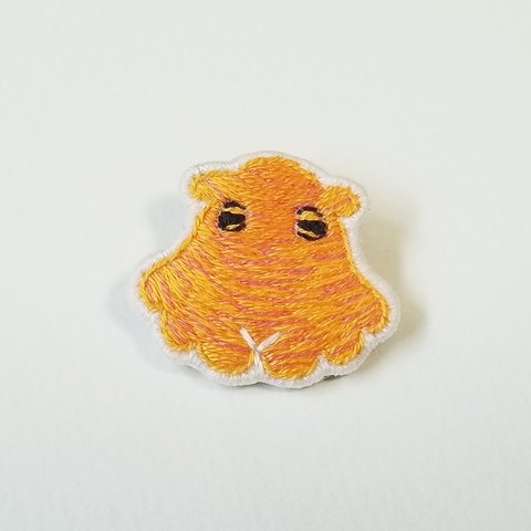 メンダコの刺繍ブローチ