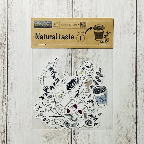 Flake sticker “Natural taste”