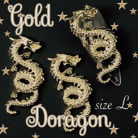龍A、ドラゴン、ゴールドサイズL、2個、送込み300円
