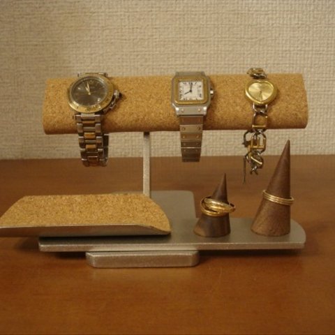 ノベルティ♪3本掛け腕時計、アクセサリーディスプレイスタンド　受注販売　TUモデル　No.141009