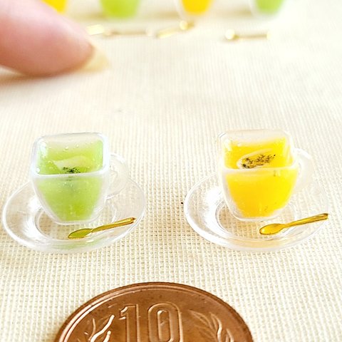 ♡野菜の冷静スープ (ミニチュアフード,フェイクフード,食品サンプル)