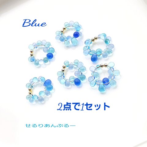 Blueイヤーカフ