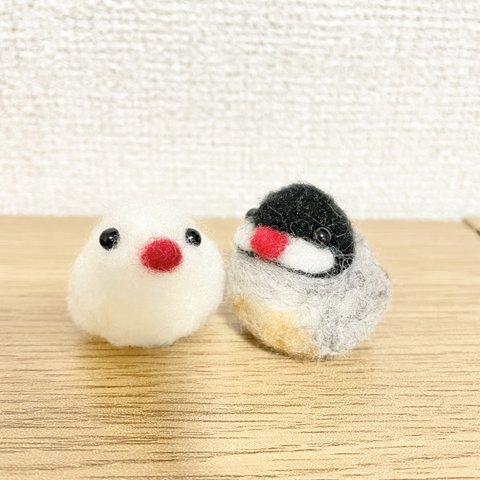 手のひらサイズの文鳥　〜受注制作〜