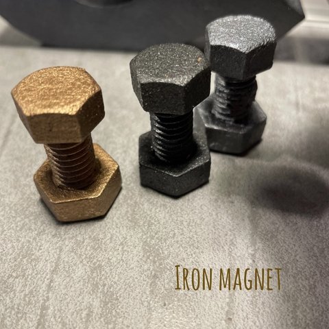 【送料無料】Iron マグネット 3個セット