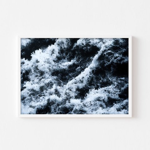 【海 抽象 インテリアフォト】アートポスター 壁掛け おしゃれ雑貨 ウォールデコ