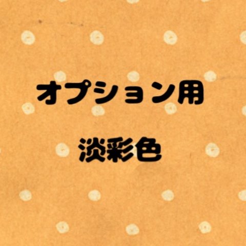 オプション用　淡彩色