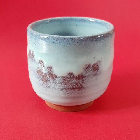 陶器　湯呑み　霞桜