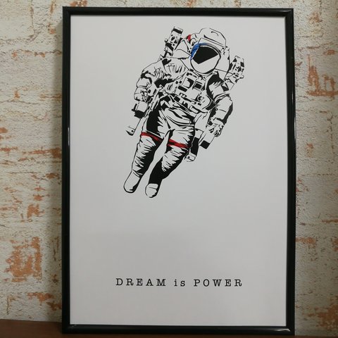 アートポスター　DREAM is POWER