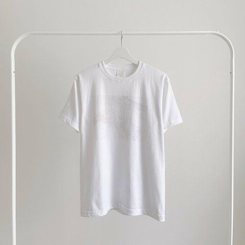 ベージュ　XLサイズ　マーブル　Tシャツ　ポーリング　アート　半袖　ユニセックス