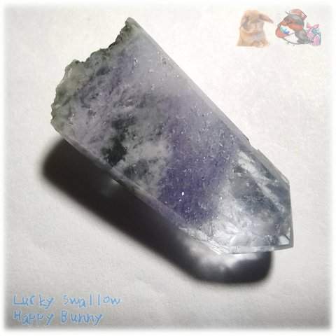◆ 秘蔵品 宝石質 特殊希少カラー ブルーフローライト 欠片 結晶 蛍石 原石 標本 No.4968