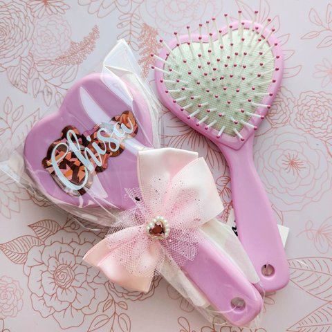 名入れヘアブラシ  Personalized Hair Brush