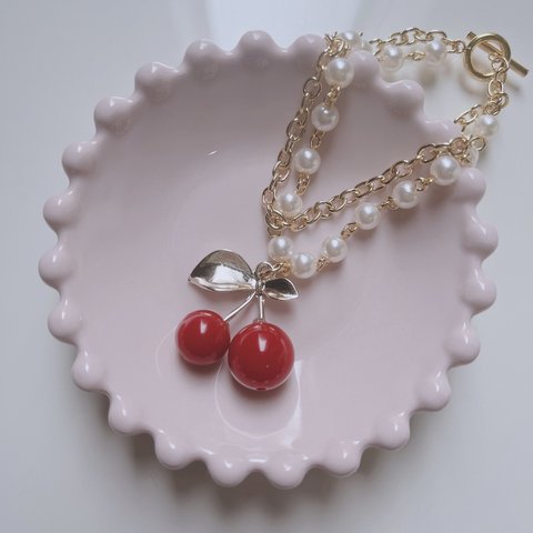 ♥cherry bracelet