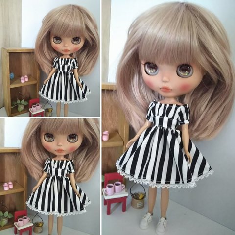 ブライス blythe ストライプ ワンピース