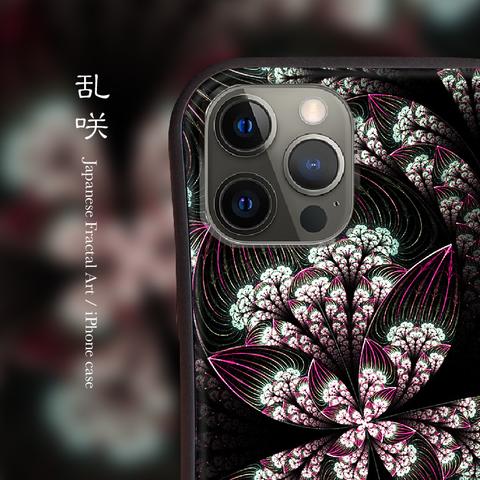 乱咲 - 和風 耐衝撃グリップiPhoneケース【iPhone全機種対応/和柄/スマホケース】