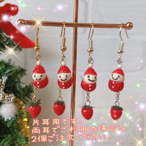 🍓いちごサンタ🎄with苺