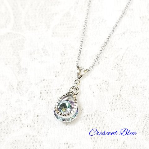 Charlotte Sweet💕ドロップネックレス　　プレシオサ　クリスタルヴィトレイルライト　雫フレーム