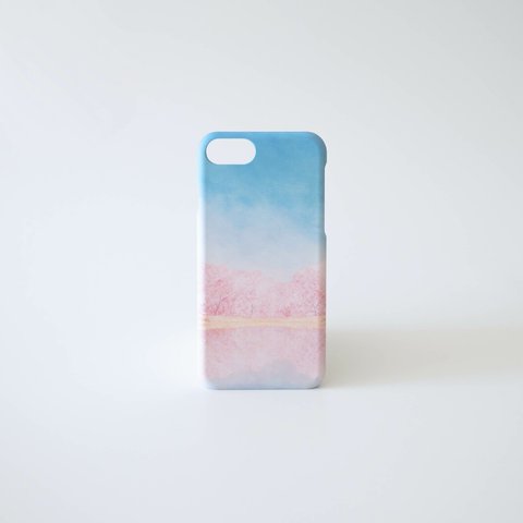 桜と青い空の、スマホケース｜iPhone・Android