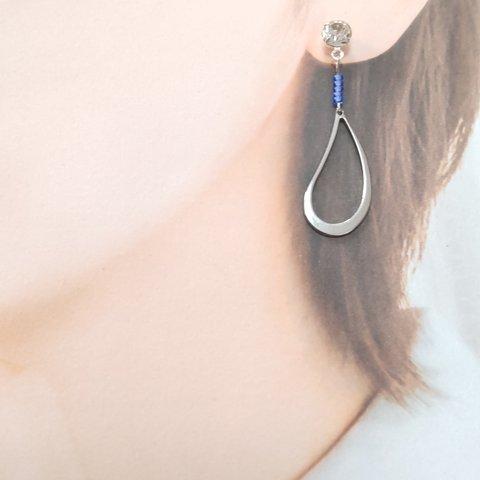 シールピアス    blue～雫～