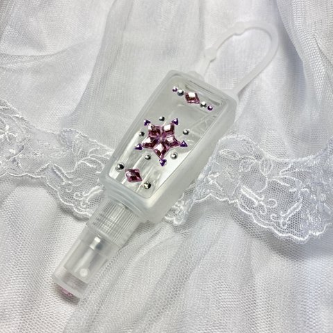 携帯用スプレーボトル／30ml／ピンク