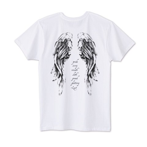 「翼」4.1oz S/S Print TEE