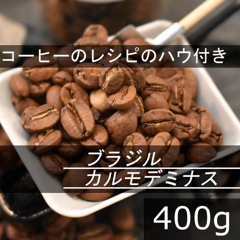 【送無】浅煎り　ブラジル　カルモデミナス　フローラルブルボン　400g　自家焙煎珈琲豆 コーヒー豆 珈琲豆 