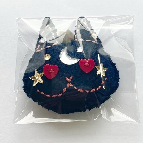 猫ちゃんストラップ　手縫いぬいぐるみ🧸　一点物！！②