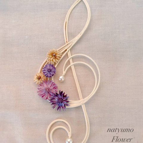 音符の壁飾り(紫)