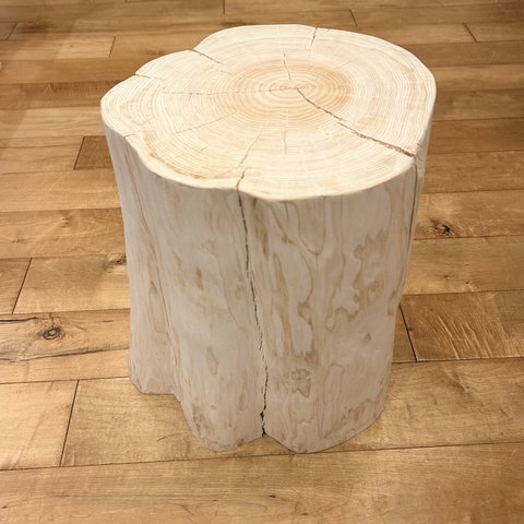 Hinoki Wood Stool No.618