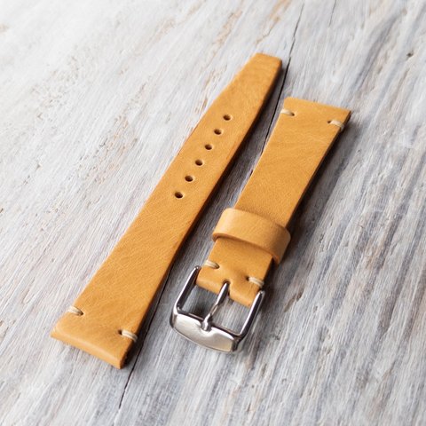 イタリア製カーフレザー 時計ベルト 20mm「まるで存在していないかのように、あなたの時計を一日中持ち運べるベルト」