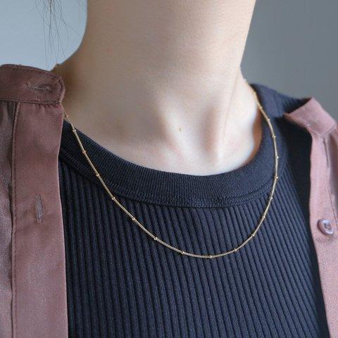 dot point necklace チェーンネックレス　K14gf　チェーンネックレス　45㎝・50㎝