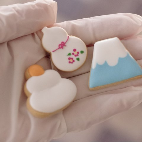 鏡餅・ひょうたん・富士山　クッキー型のセット【2021　お正月】Tibiシリーズ　クッキー型　
