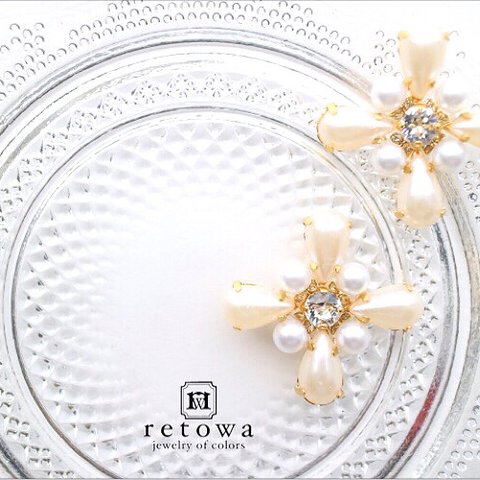 【着画☆更新】lady pearl wedding bijoux earcuff 