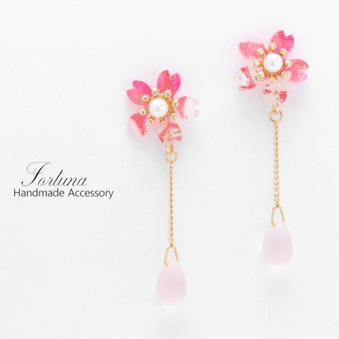 桜(739) ピアス/ノンホールピアス/樹脂ピアス