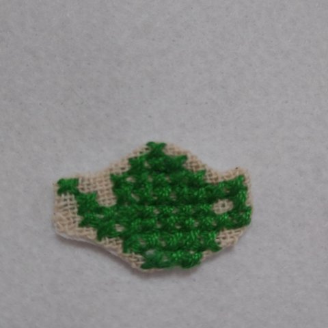 刺繍ワッペン　ティーポット　ミニサイズ