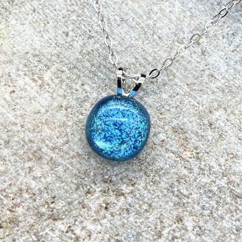 Dichroic glass necklace　#46
