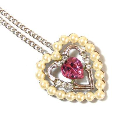1974s 「Avon」 Vintage Dear Heart Necklace